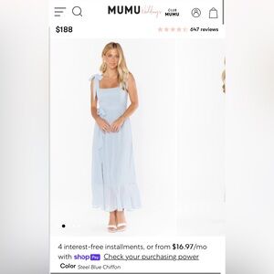 Show me your Mumu Claire Midi